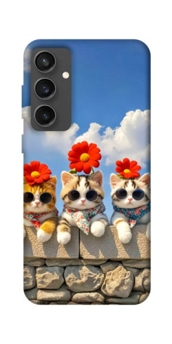 Чехол itsPrint Flower cats для Samsung Galaxy S24 FE