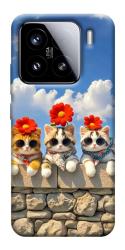 Чехол itsPrint Flower cats для Xiaomi 15