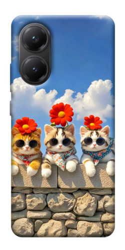 Чехол itsPrint Flower cats для Xiaomi Poco X7 Pro