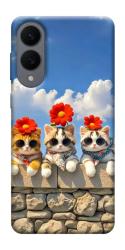 Чехол itsPrint Flower cats для Samsung Galaxy S25 Edge
