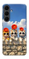 Чехол itsPrint Flower cats для Samsung Galaxy S25 FE