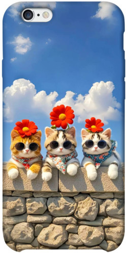 Чехол itsPrint Flower cats для Apple iPhone 6/6s plus (5.5")