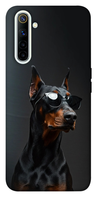 Чехол itsPrint Cool doberman для Realme 6, животные, купить оптом с доставкой