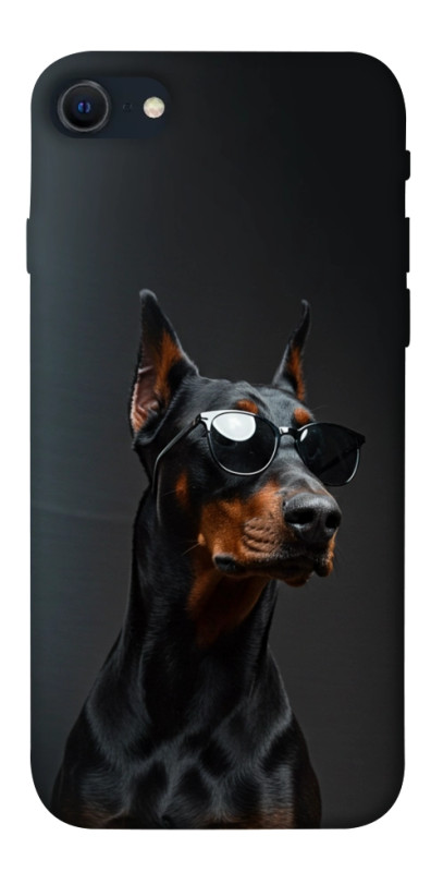 Чехол itsPrint Cool doberman для Apple iPhone SE (2020), животные, купить оптом с доставкой