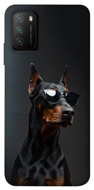 Чехол itsPrint Cool doberman для Xiaomi Poco M3, животные, купить оптом с доставкой