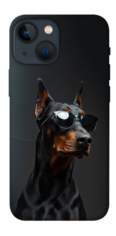 Чехол itsPrint Cool doberman для Apple iPhone 13 mini (5.4"), животные, купить оптом с доставкой