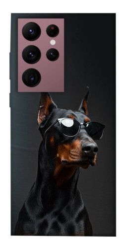 Чехол itsPrint Cool doberman для Samsung Galaxy S22 Ultra
