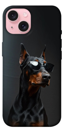 Чехол itsPrint Cool doberman для Apple iPhone 15 (6.1")
