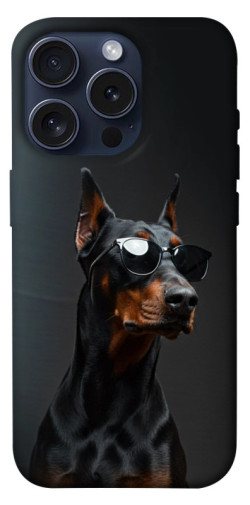 Чехол itsPrint Cool doberman для Apple iPhone 15 Pro (6.1")