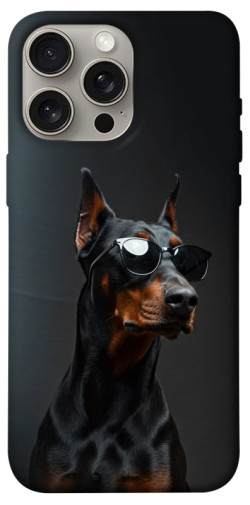 Чехол itsPrint Cool doberman для Apple iPhone 15 Pro Max (6.7")