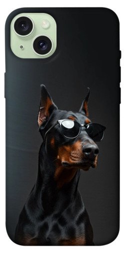 Чехол itsPrint Cool doberman для Apple iPhone 15 Plus (6.7")