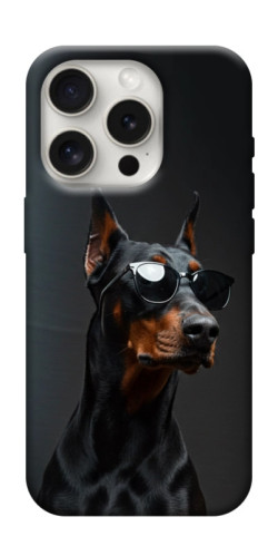 Чехол itsPrint Cool doberman для Apple iPhone 16 Pro (6.3")