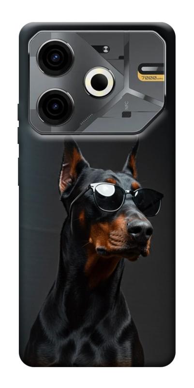 Чехол itsPrint Cool doberman для TECNO Pova 6 Neo (LI6), животные, купить оптом с доставкой