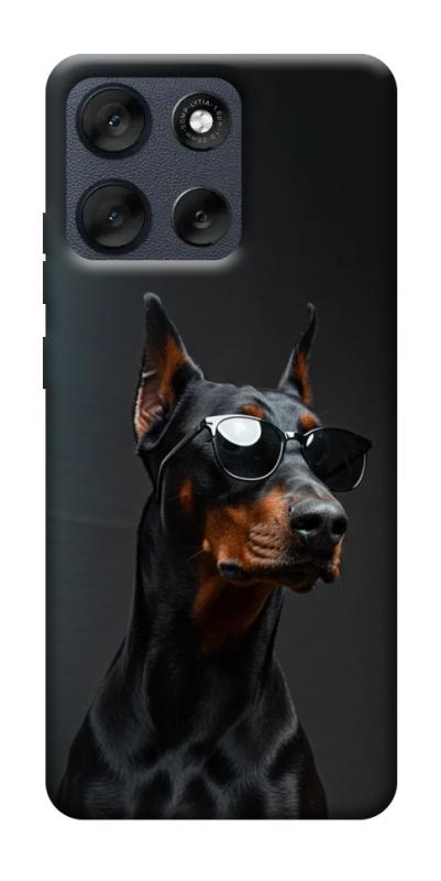 Чехол itsPrint Cool doberman для Motorola Moto G56 5G, животные, купить оптом с доставкой