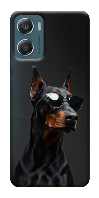 Чехол itsPrint Cool doberman для Motorola Moto G06, животные, купить оптом с доставкой