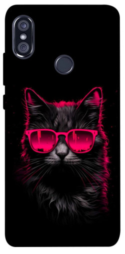 Чехол itsPrint Cyberpunk cat для Xiaomi Redmi Note 5 Pro / Note 5 (AI Dual Camera)