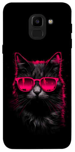 Чехол itsPrint Cyberpunk cat для Samsung J600F Galaxy J6 (2018)