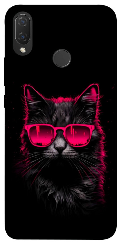 Чехол itsPrint Cyberpunk cat для Huawei P Smart+ (nova 3i), животные, купить оптом с доставкой