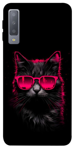 Чехол itsPrint Cyberpunk cat для Samsung A750 Galaxy A7 (2018)