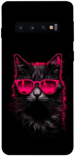 Чехол itsPrint Cyberpunk cat для Samsung Galaxy S10
