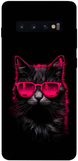 Чехол itsPrint Cyberpunk cat для Samsung Galaxy S10+