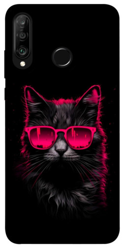 Чехол itsPrint Cyberpunk cat для Huawei P30 lite