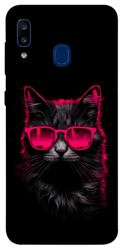 Чехол itsPrint Cyberpunk cat для Samsung Galaxy A20 / A30