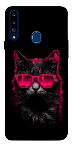 Чехол itsPrint Cyberpunk cat для Samsung Galaxy A20s