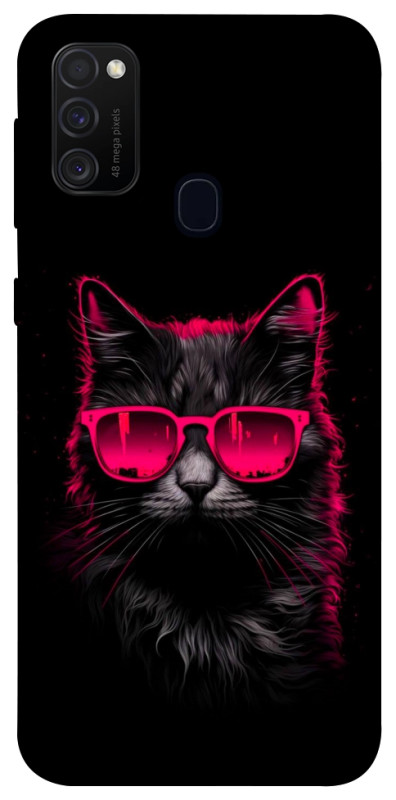 Чехол itsPrint Cyberpunk cat для Samsung Galaxy M30s / M21, животные, купить оптом с доставкой
