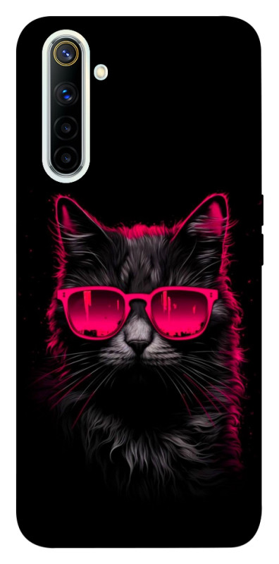 Чехол itsPrint Cyberpunk cat для Realme 6, животные, купить оптом с доставкой