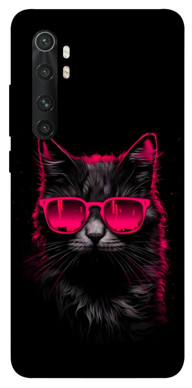 Чехол itsPrint Cyberpunk cat для Xiaomi Mi Note 10 Lite, животные, купить оптом с доставкой
