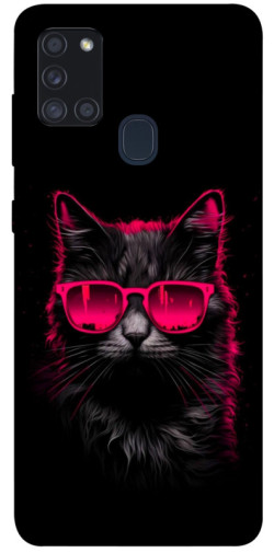 Чехол itsPrint Cyberpunk cat для Samsung Galaxy A21s