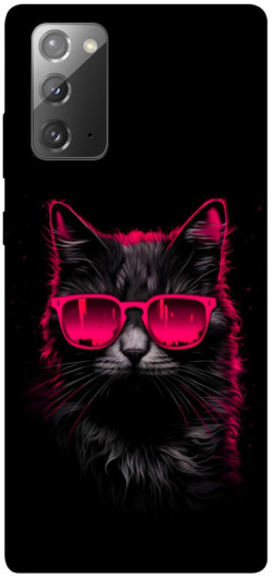 Чехол itsPrint Cyberpunk cat для Samsung Galaxy Note 20