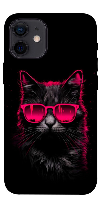 Чохол itsPrint Cyberpunk cat для Apple iPhone 12 mini (5.4"), тварини, купити оптом з доставкою