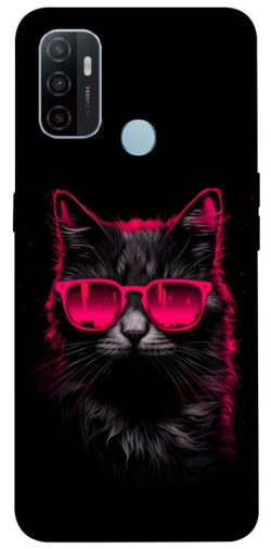 Чехол itsPrint Cyberpunk cat для Oppo A53 / A32 / A33