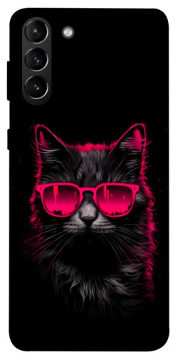 Чехол itsPrint Cyberpunk cat для Samsung Galaxy S21+