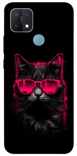 Чехол itsPrint Cyberpunk cat для Oppo A15s / A15