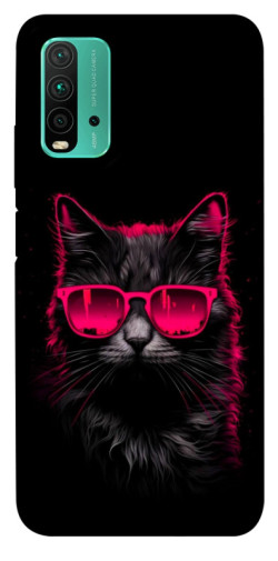 Чехол itsPrint Cyberpunk cat для Xiaomi Redmi Note 9 4G / Redmi 9 Power / Redmi 9T