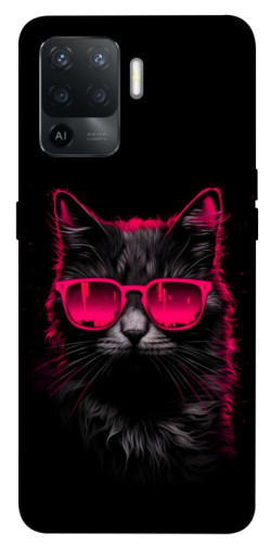 Чехол itsPrint Cyberpunk cat для Oppo Reno 5 Lite