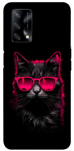 Чехол itsPrint Cyberpunk cat для Oppo A74 4G