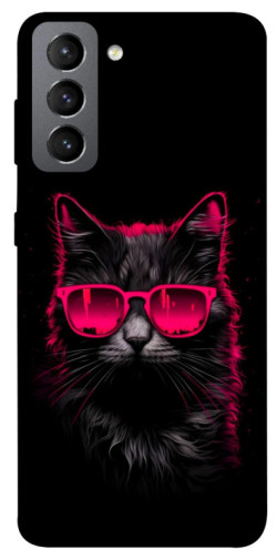 Чехол itsPrint Cyberpunk cat для Samsung Galaxy S21 FE