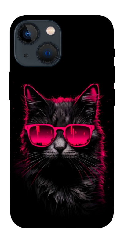 Чехол itsPrint Cyberpunk cat для Apple iPhone 13 mini (5.4"), животные, купить оптом с доставкой
