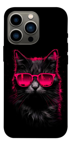 Чехол itsPrint Cyberpunk cat для Apple iPhone 13 Pro (6.1")