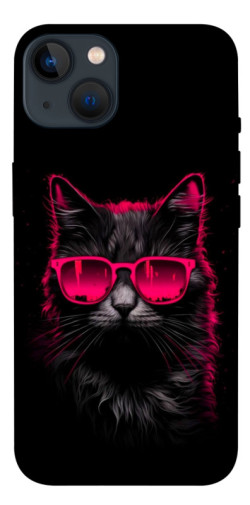 Чехол itsPrint Cyberpunk cat для Apple iPhone 13 (6.1")