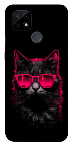 Чехол itsPrint Cyberpunk cat для Realme C21