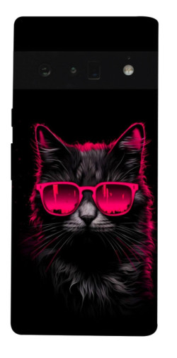 Чехол itsPrint Cyberpunk cat для Google Pixel 6 Pro
