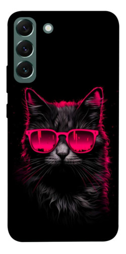 Чехол itsPrint Cyberpunk cat для Samsung Galaxy S22+