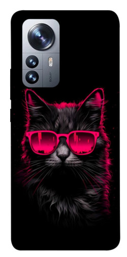 Чехол itsPrint Cyberpunk cat для Xiaomi 12 / 12X