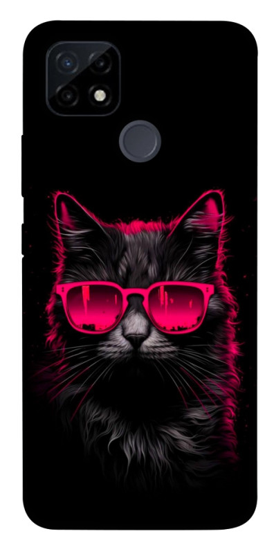 Чехол itsPrint Cyberpunk cat для Realme C12, животные, купить оптом с доставкой