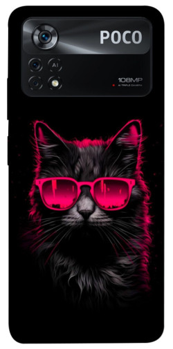 Чехол itsPrint Cyberpunk cat для Xiaomi Poco X4 Pro 5G